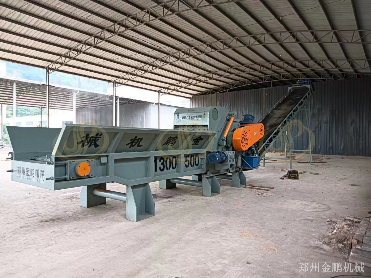 树枝树叶粉碎机，郑州金鹏助力园林绿化