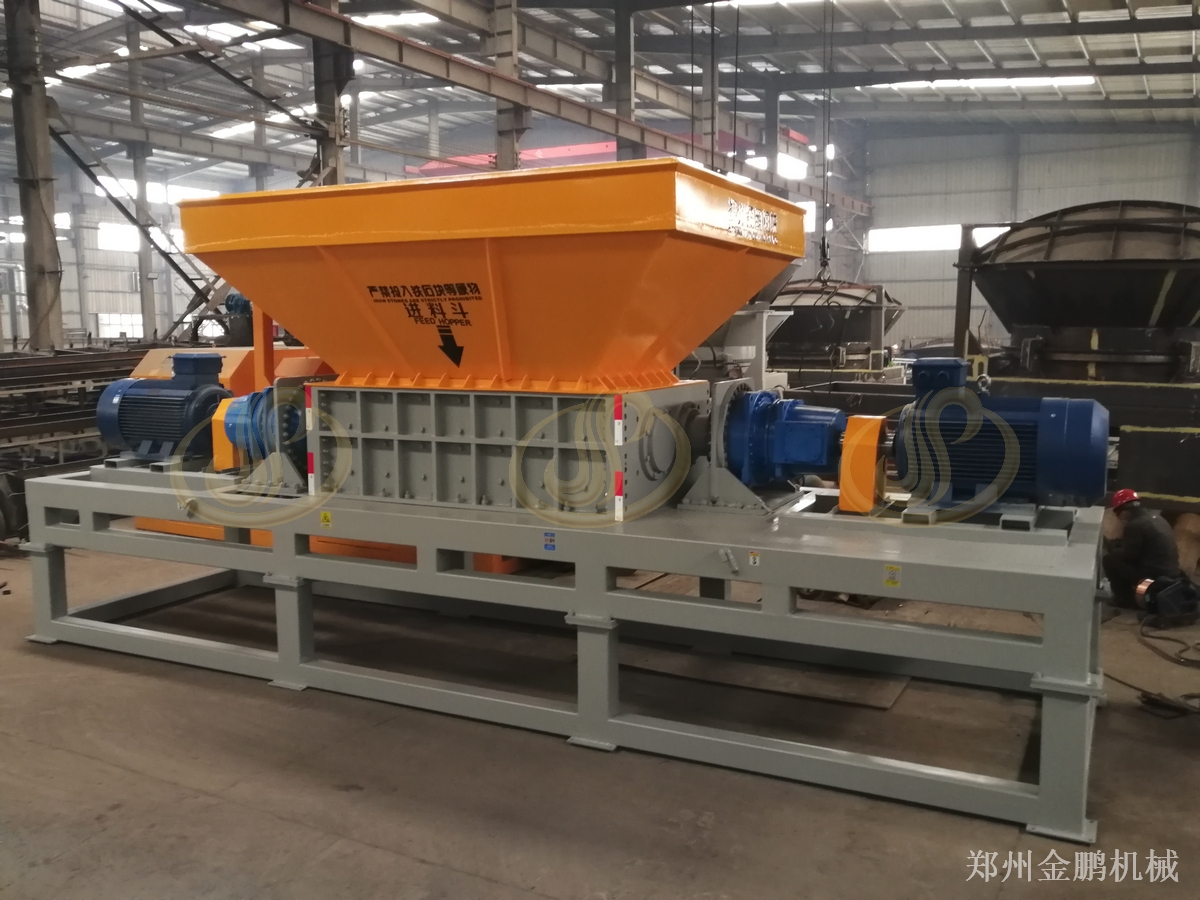 圆盘式草捆粉碎机，双轴撕碎机处理整捆稻草
